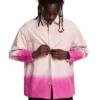Camisa a cuadros con efecto dip dye