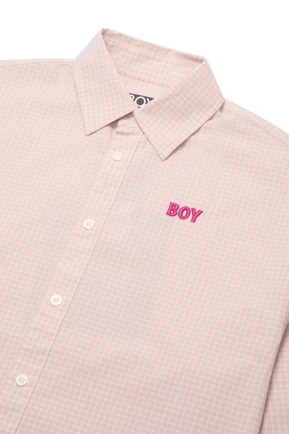 Camisa a cuadros con efecto dip dye