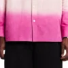Camisa a cuadros con efecto dip dye