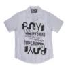 Camisa BOY Kr de seersucker
