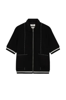 Camisa de felpa con cremallera