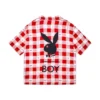 Camisa de resort «Gingham Bunny» de Playboy x BOY