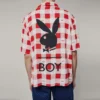 Camisa de resort «Gingham Bunny» de Playboy x BOY