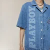 Camisa vaquera «Jumbo Bunny» de Playboy x BOY