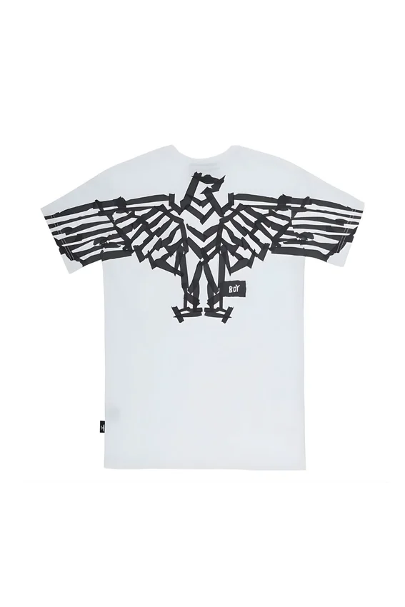 Camiseta BOY Tape con estampado de águila en la espalda