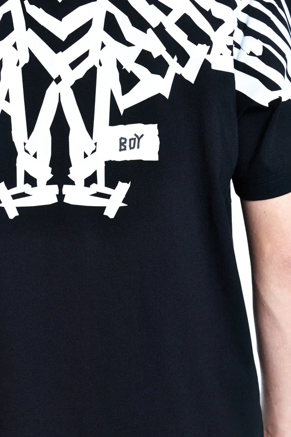Camiseta BOY Tape con estampado de águila en la espalda