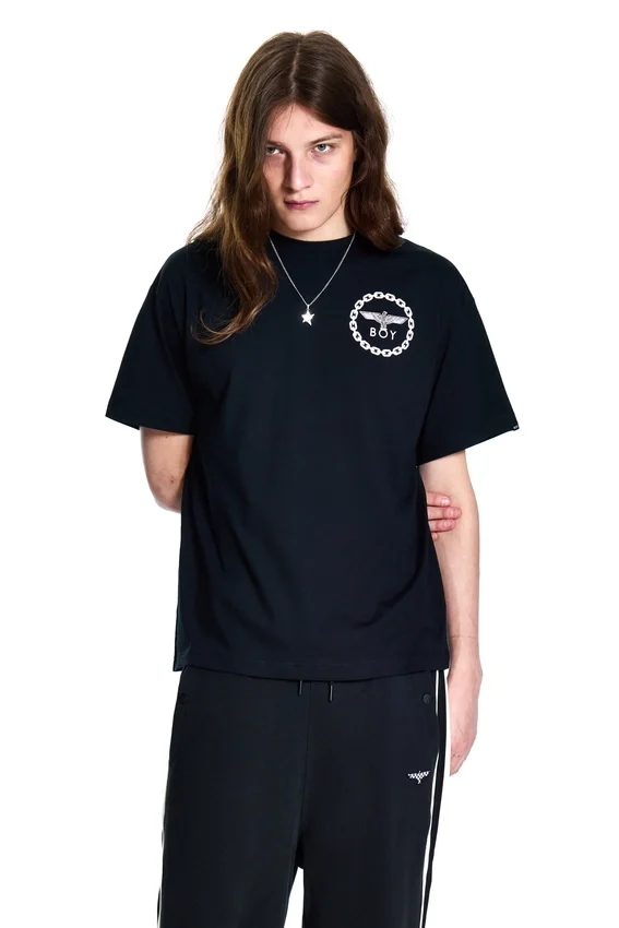 Camiseta con estampado «BOY Eagle» en la espalda