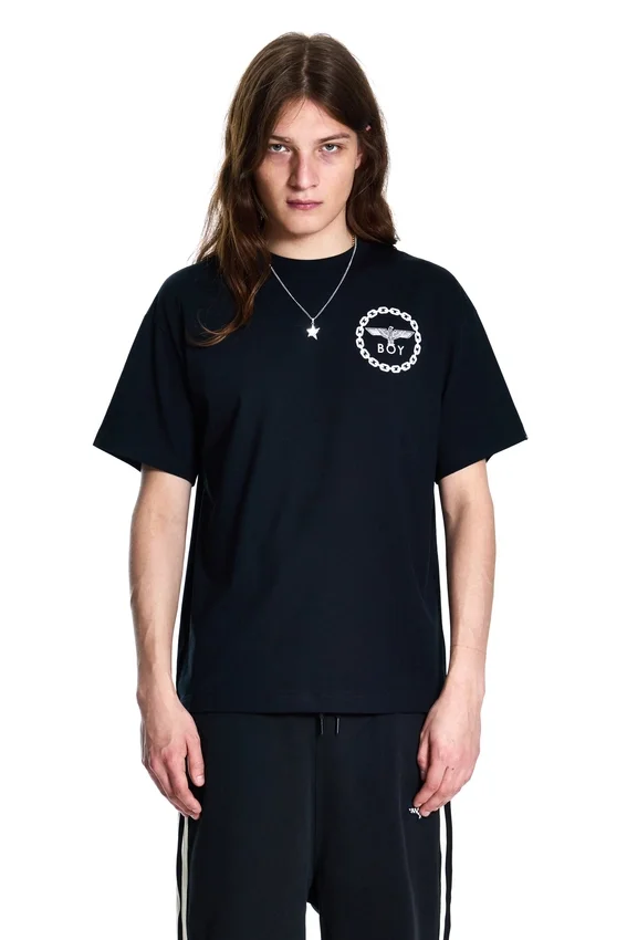 Camiseta con estampado «BOY Eagle» en la espalda