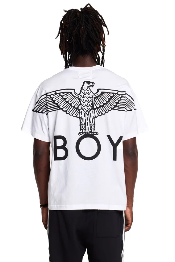 Camiseta con estampado «BOY Eagle» en la espalda