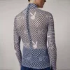 Camiseta de malla «Vortex» con estampado de tablero de ajedrez de Playboy x BOY