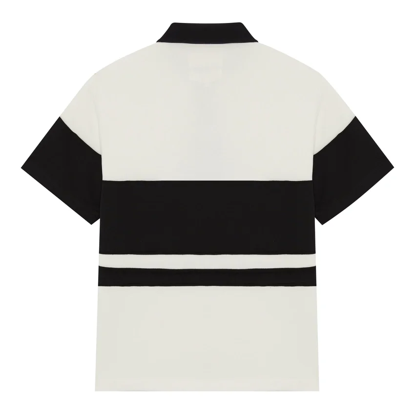 Camiseta de rugby de pantalón corto con rayas desgastadas