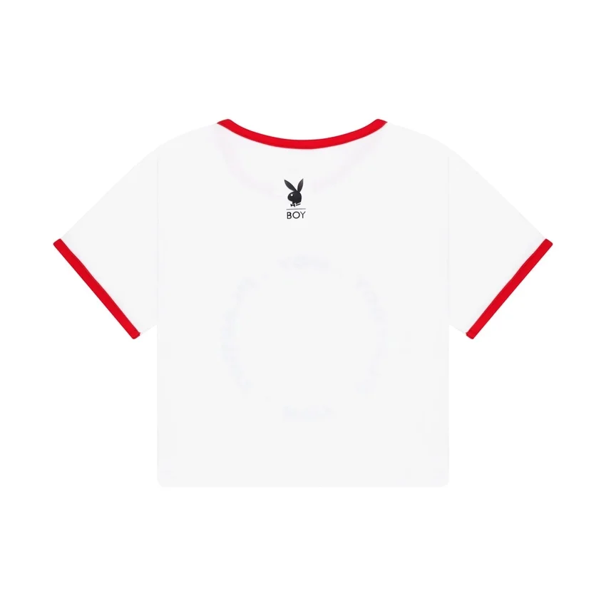 Camiseta «Double Cherry Ringer» de Playboy x BOY