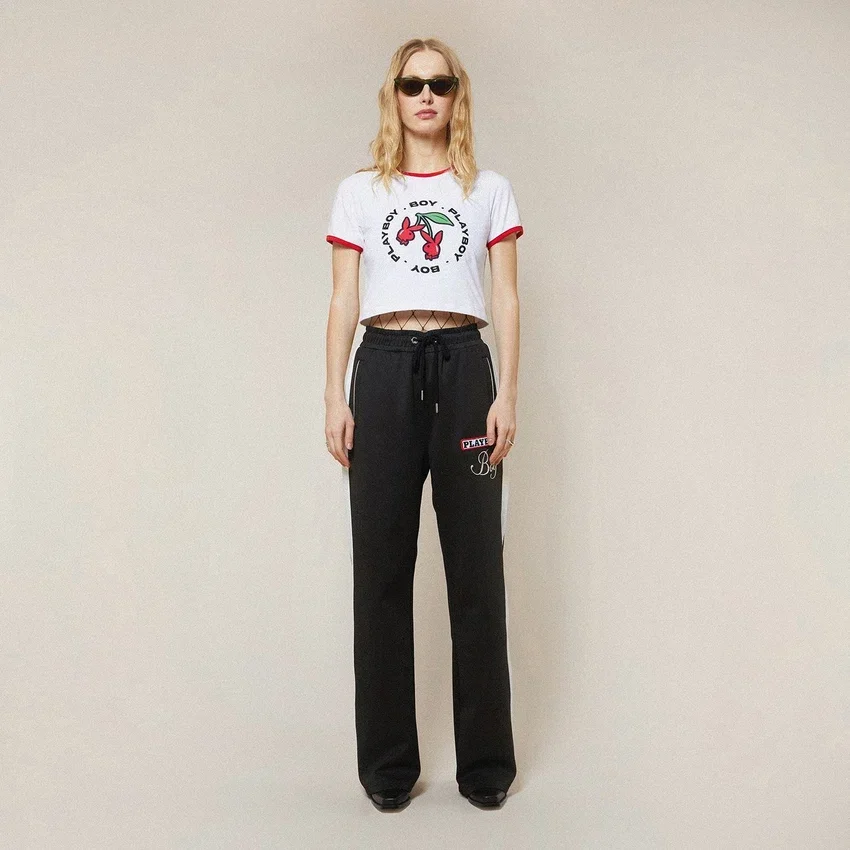 Camiseta «Double Cherry Ringer» de Playboy x BOY