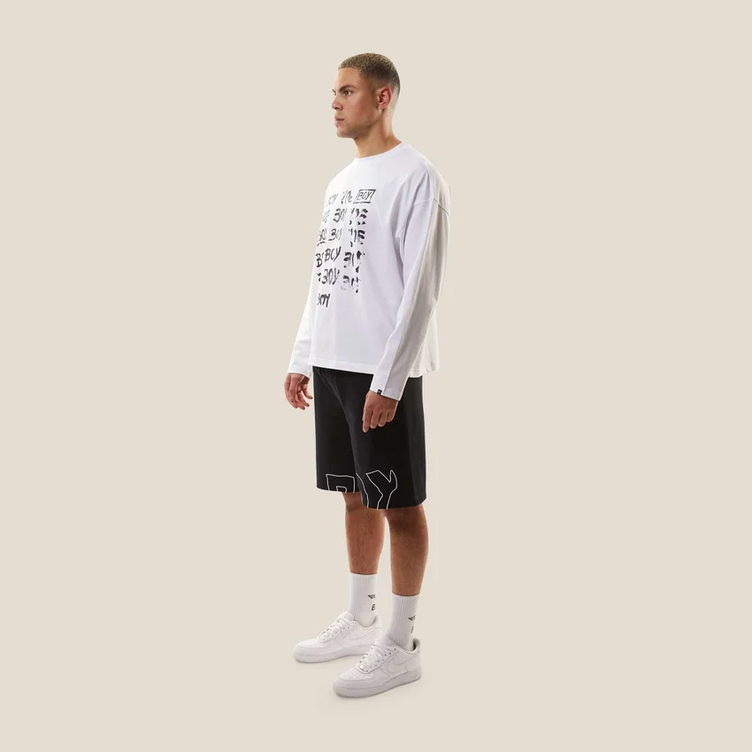 Camiseta gráfica de manga larga «BOY Repeat»