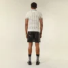 Camiseta polo de punto de malla abierta