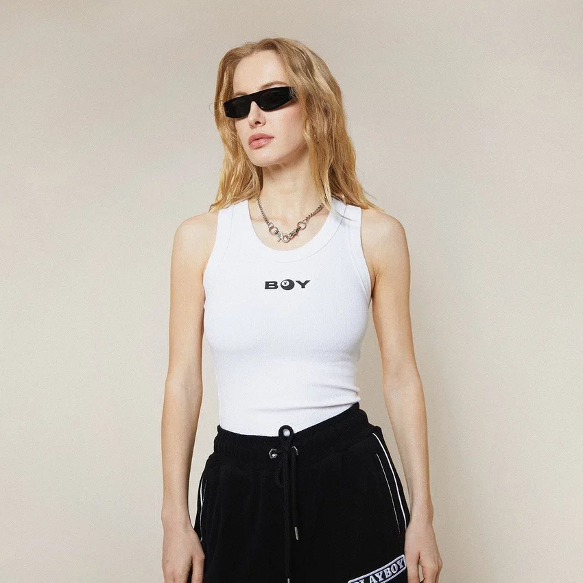 Camiseta sin mangas Playboy x BOY Lucky 8-Ball