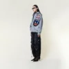 Chaqueta bomber «Moto Sticker» estilo universitario