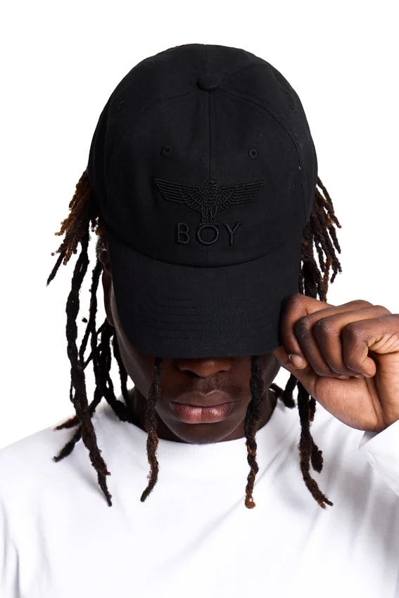 Gorra BOY Eagle negra/negra