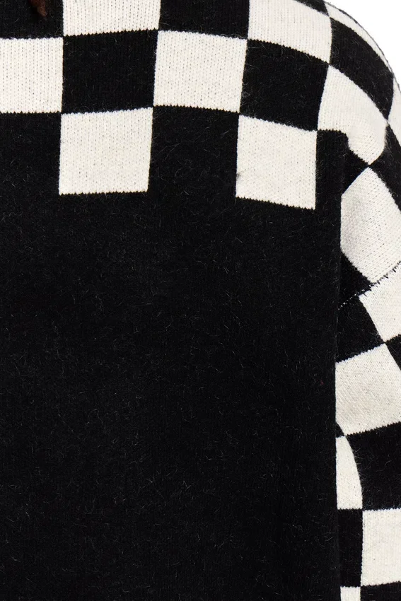 Jersey de manga a cuadros