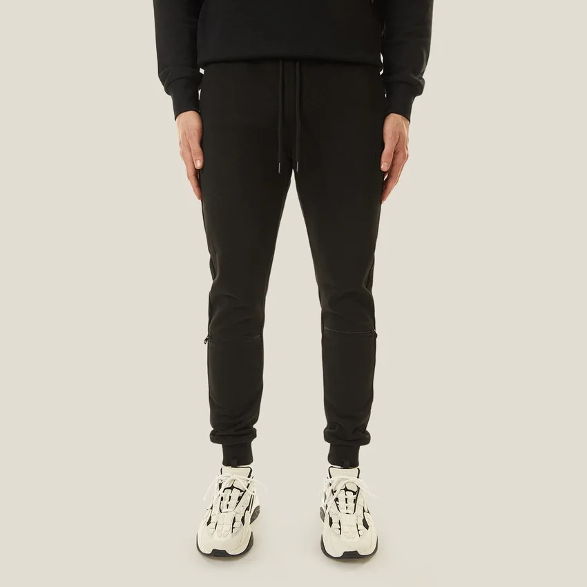 Joggers con cremallera