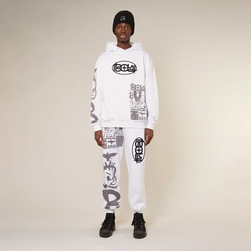 Sudadera con capucha «Kings Road Graffiti»