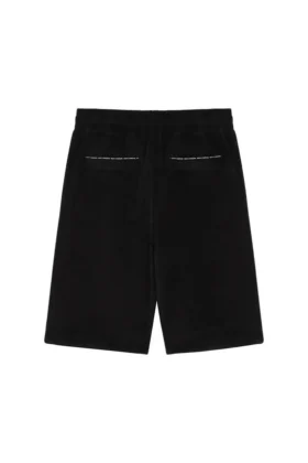 Pantalones cortos de rizo con cremallera