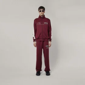 Pantalones de chándal de nailon de pierna ancha Playboy x BOY