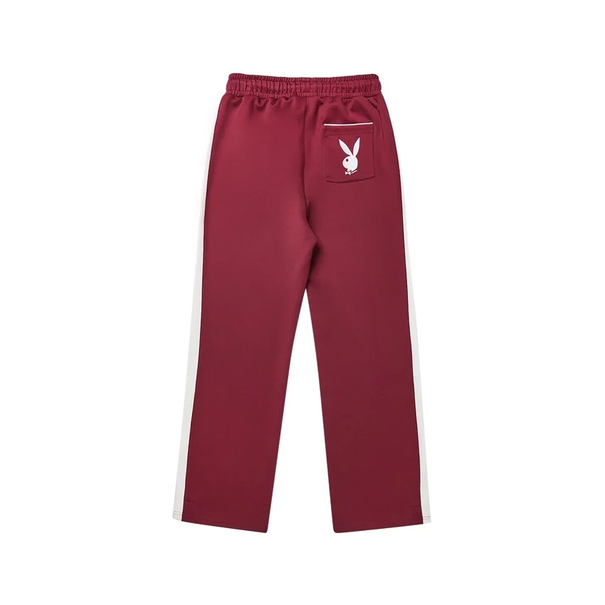 Pantalones de chándal de nailon de pierna ancha Playboy x BOY
