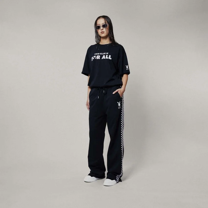 Pantalones de joggers Playboy x BOY Checkerboard Vortex