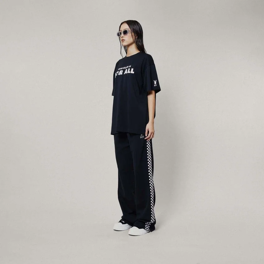 Pantalones de joggers Playboy x BOY Checkerboard Vortex