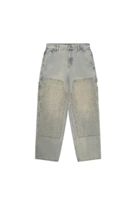 Pantalones vaqueros desgastados con láser