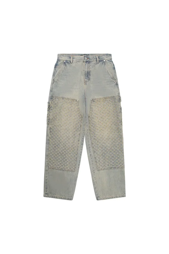 Pantalones vaqueros desgastados con láser