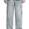 Pantalones vaqueros desgastados con láser
