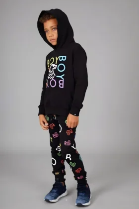 Sudadera con capucha BOY Quadruple para niños