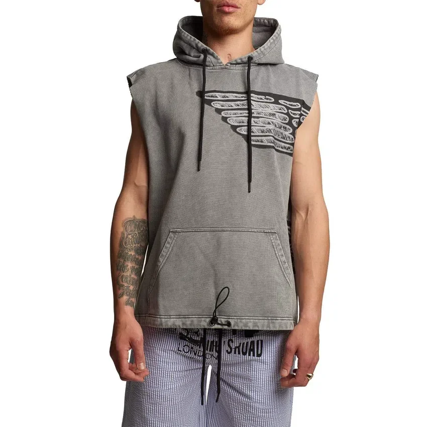 Sudadera con capucha de manga corta «Stencil»