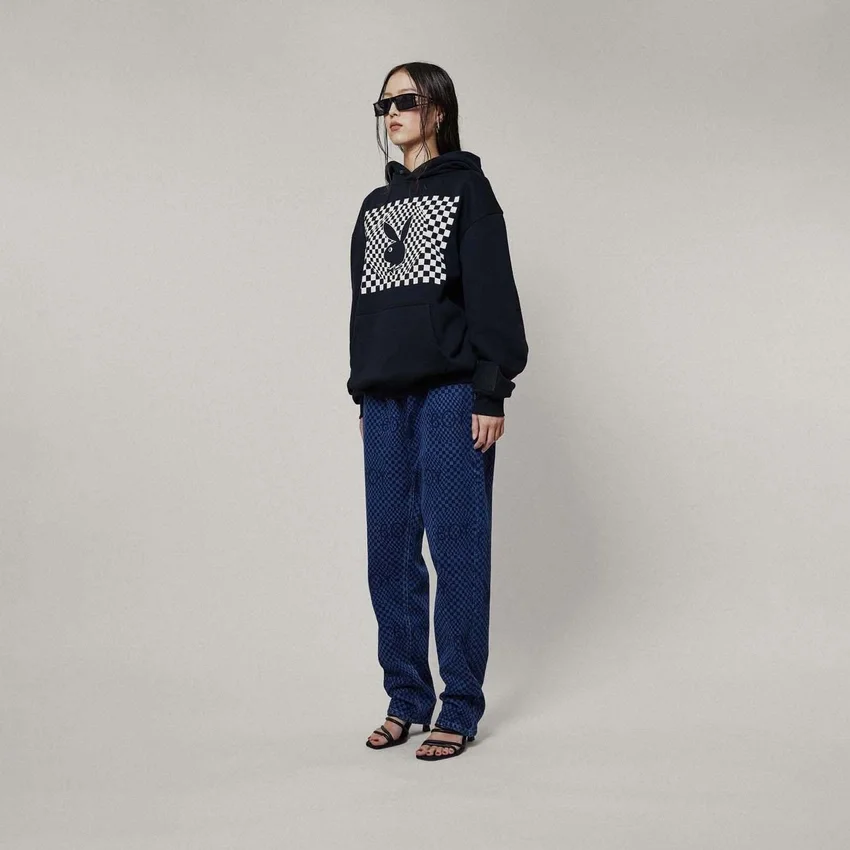 Sudadera con capucha Playboy x BOY Checkerboard Vortex