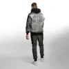 Sudadera con capucha y estampado denim