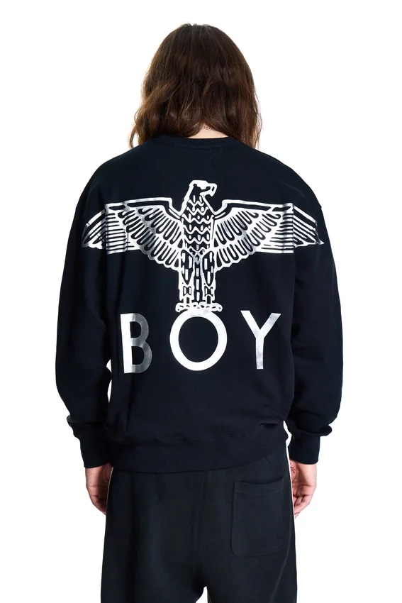 Sudadera con estampado trasero de BOY Eagle
