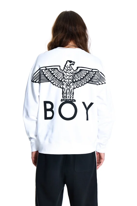 Sudadera con estampado trasero de BOY Eagle