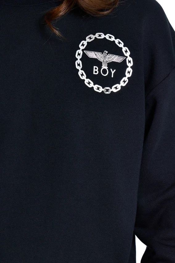 Sudadera con estampado trasero de BOY Eagle