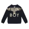 Sudadera infantil con estampado del águila de BOY en la espalda