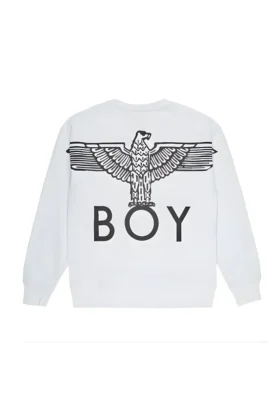 Sudadera infantil con estampado del águila de BOY en la espalda
