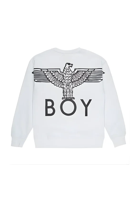 Sudadera infantil con estampado del águila de BOY en la espalda