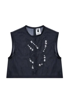 Top con adornos Playboy x BOY